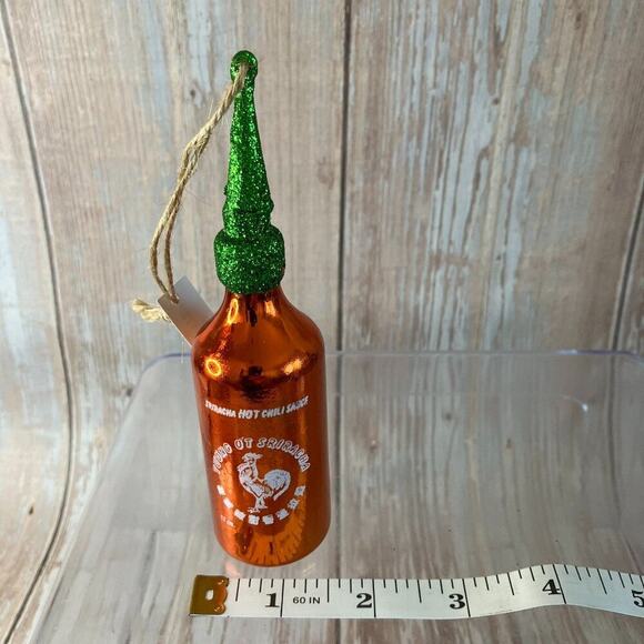 Sriracha Handmade Glass Ornament Exchange Collectible by Cody Foster & Co - Picture 3 of 4